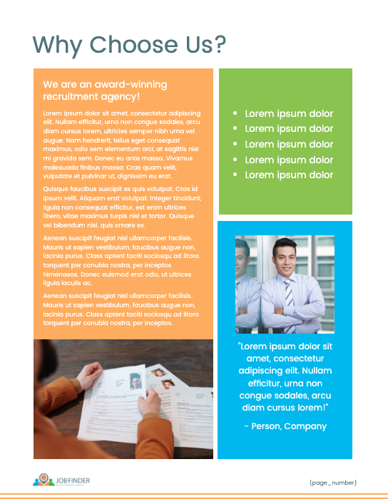 Recruitment Proposal Template